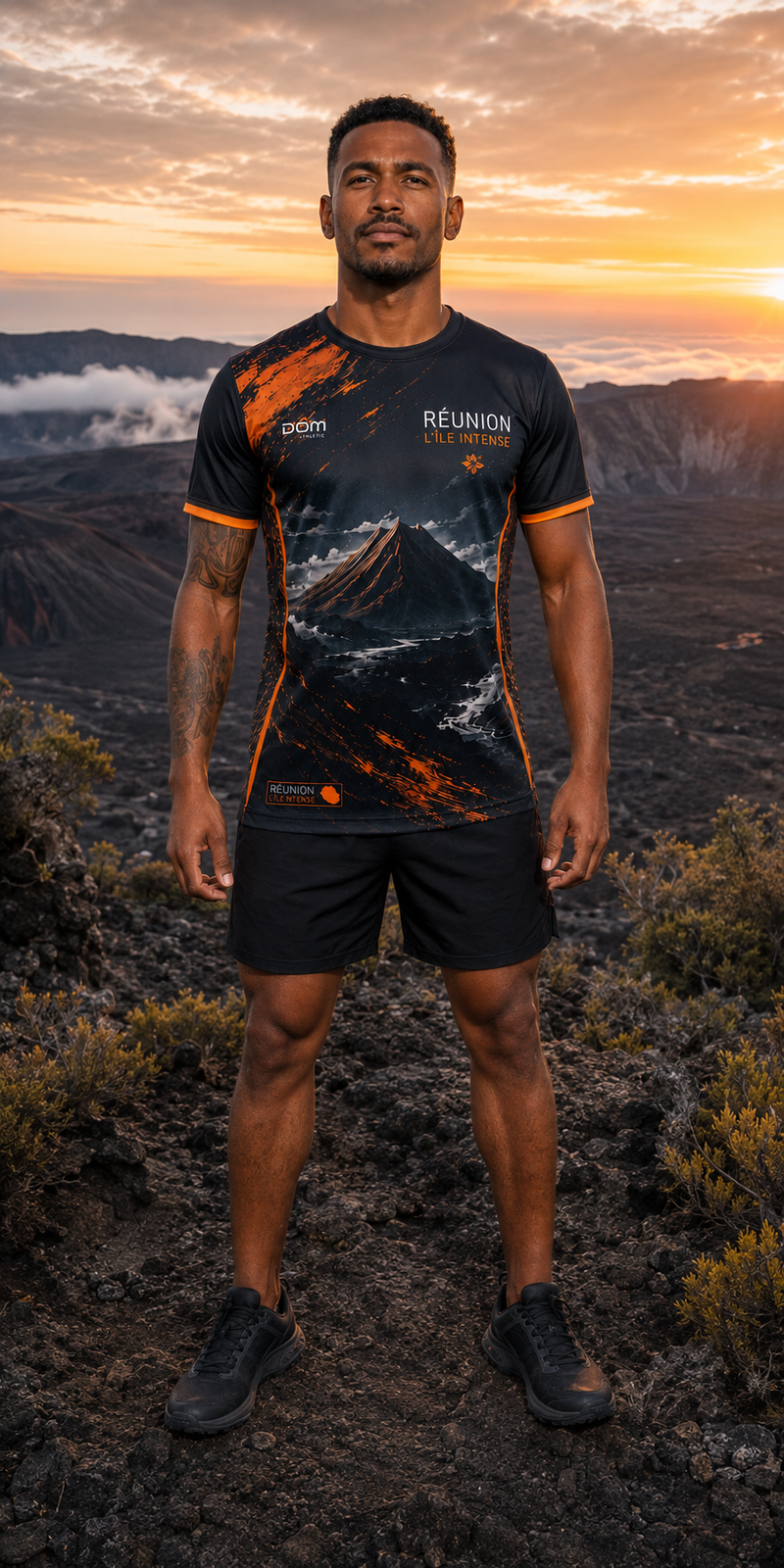 T-shirt Running Réunion – île intense
