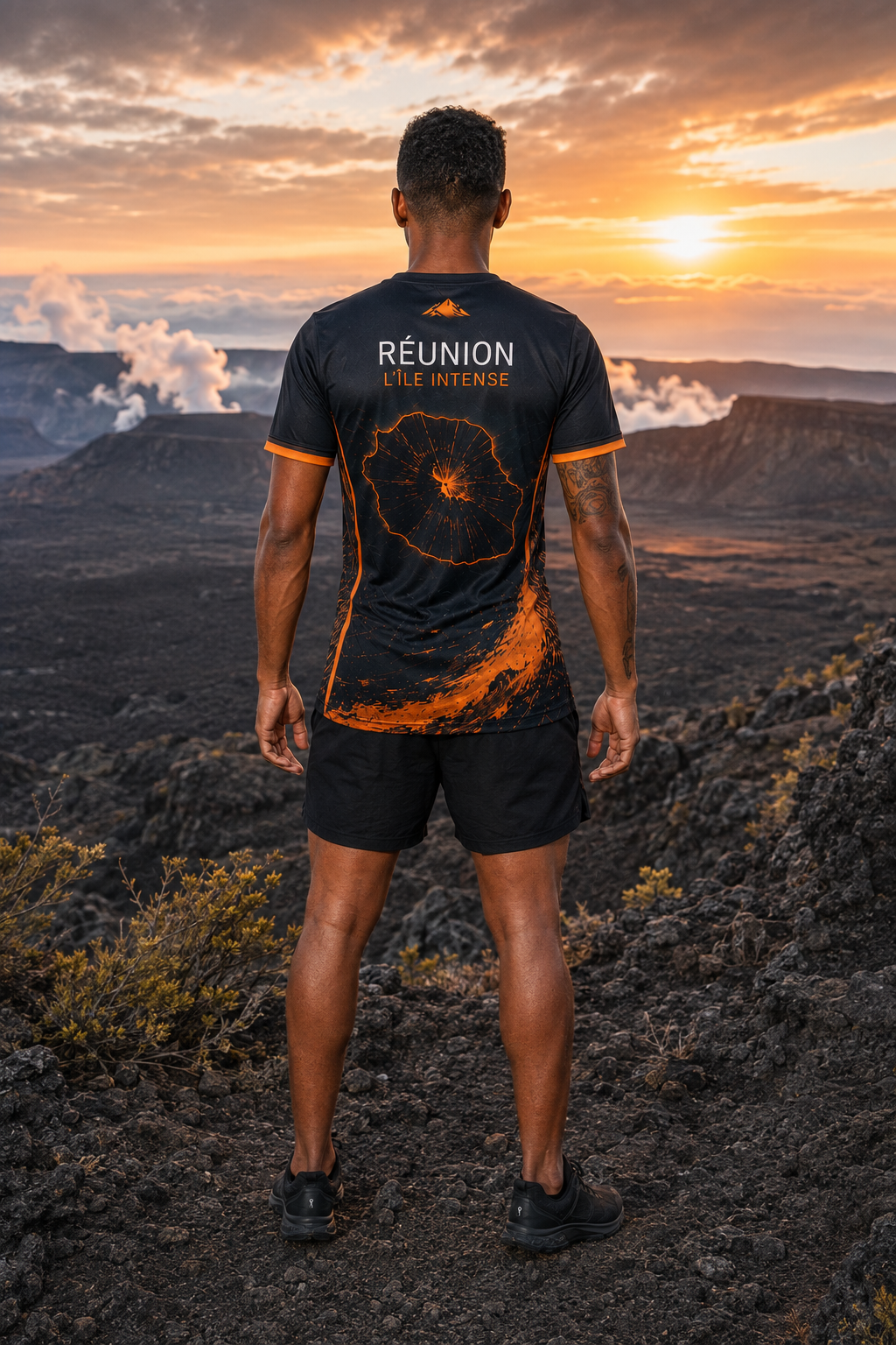 T-shirt Running Réunion – île intense