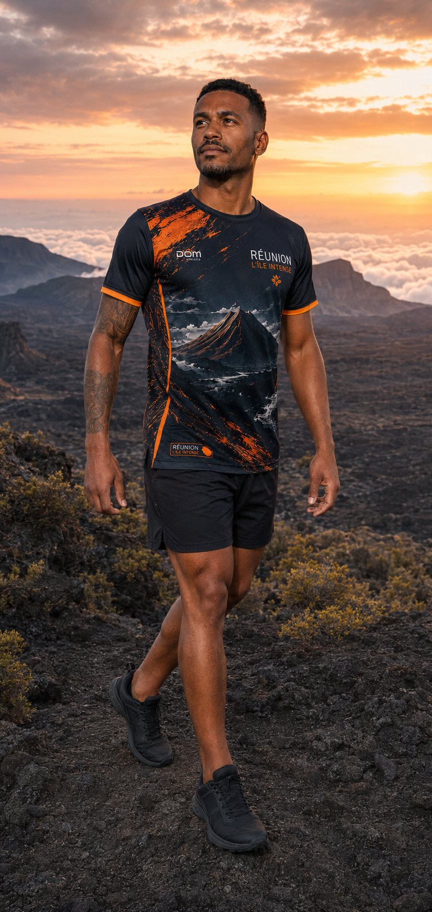 T-shirt Running Réunion – île intense