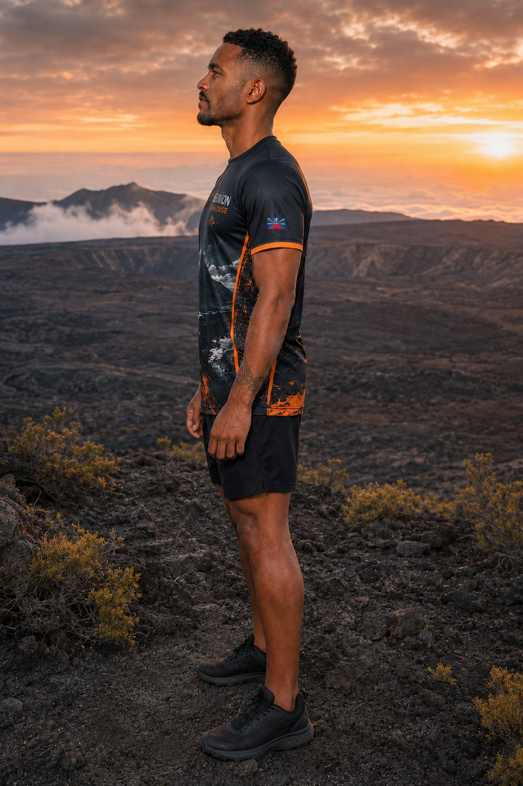 T-shirt Running Réunion – île intense