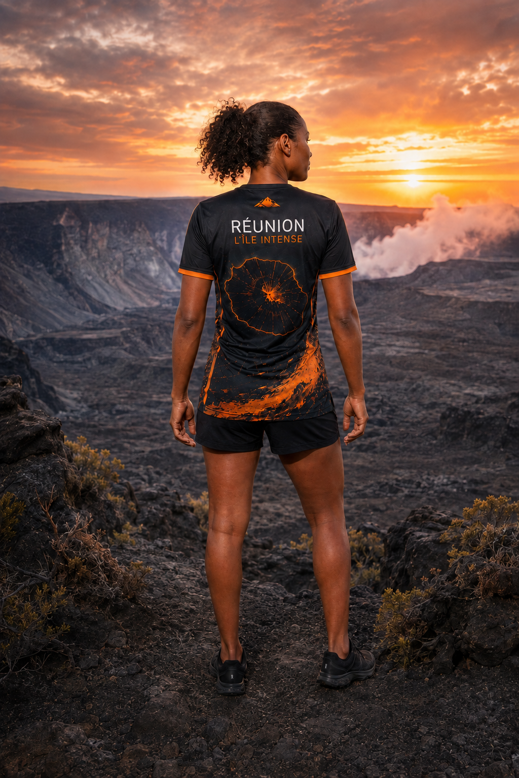 T-shirt Running Réunion – île intense