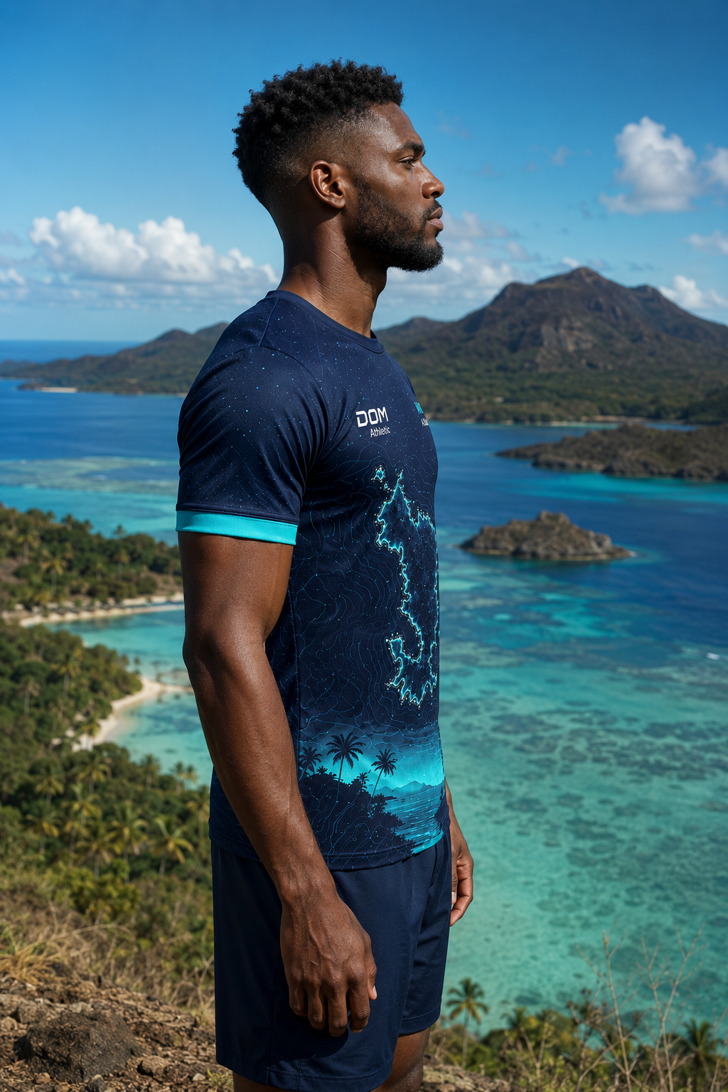 T-shirt Running Mayotte – île aux lagons