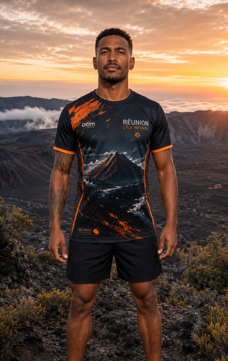 T-shirt Running Réunion – île intense