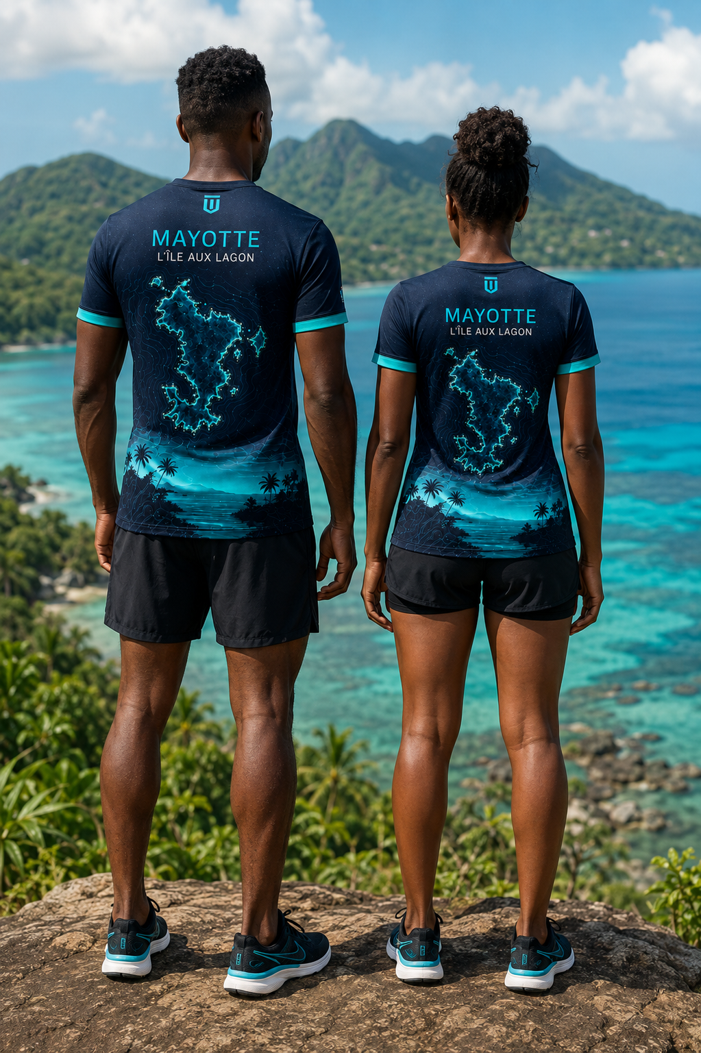 T-shirt Running Mayotte – île aux lagons