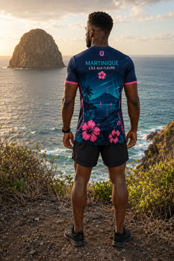 T-shirt Running Martinique – l'île aux fleure