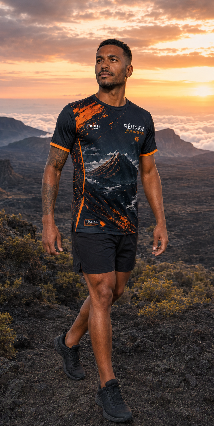 T-shirt Running Réunion – île intense